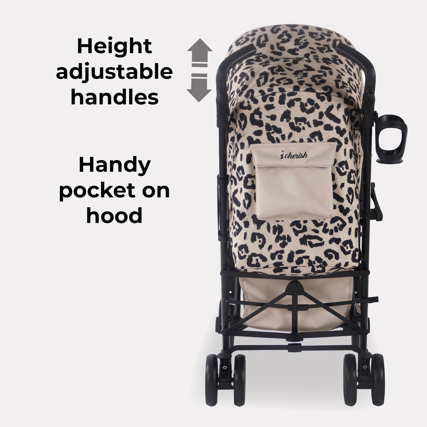 My Babiie MB51 Stroller – from Birth to 4 Years (22kg), Lightweight, Umbrella Fold, Travel Buggy for Toddlers, Pushchair Includes Footmuff, Cup Holder, Rain Cover - Blush Pink