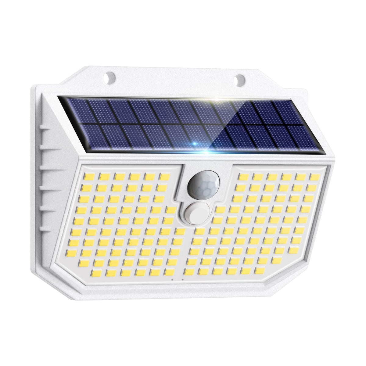 nipify Solar Lights,Upgraded 3000K Warm Solar Garden Lights,3 Modes Motion Sensor and IP65 Waterproof Solar Lights Outdoor Garden for Outside Shed Driveway Backyard Garage Walkway Wall Fences
