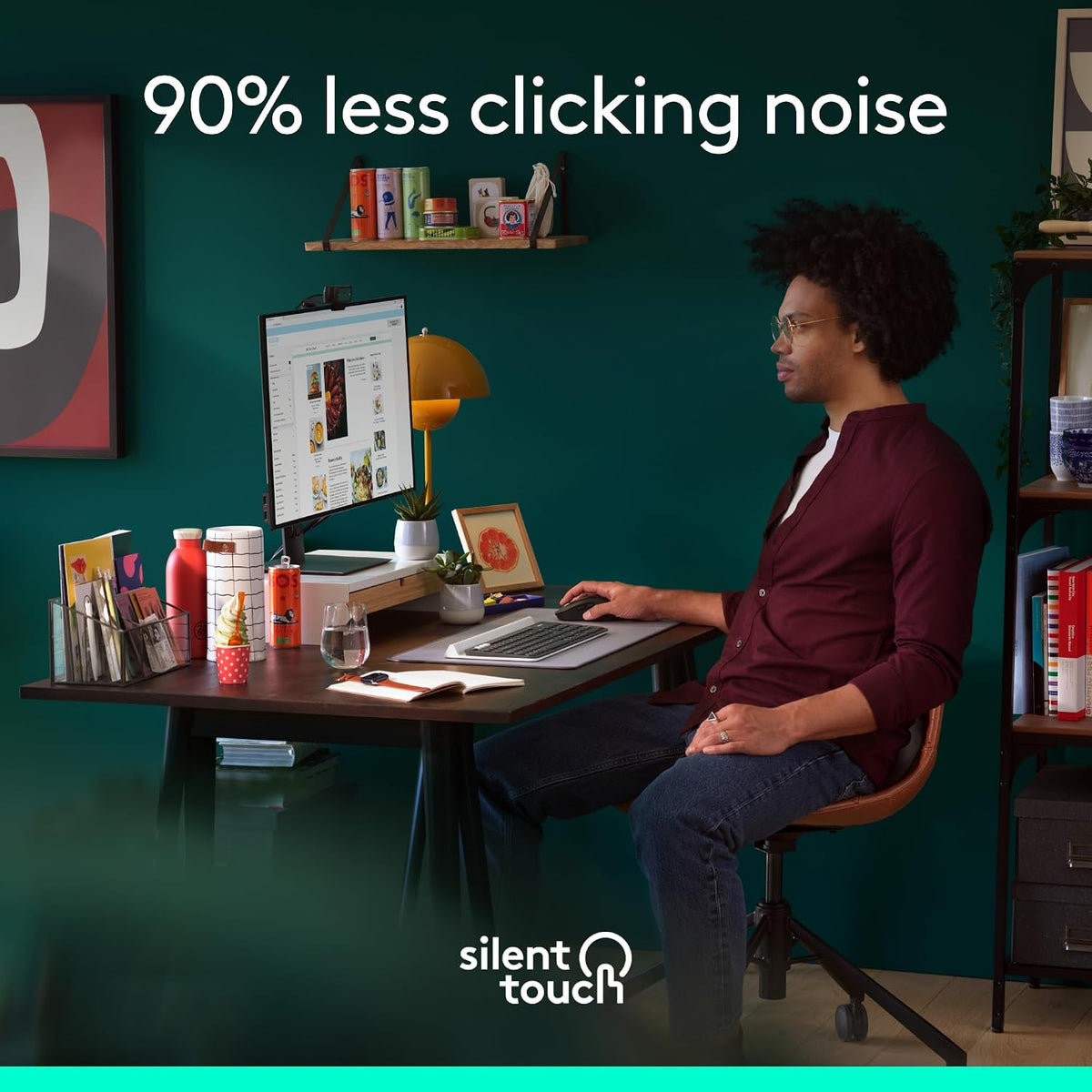 Logitech Signature M650 L Full Size Wireless Mouse - For Large Sized Hands