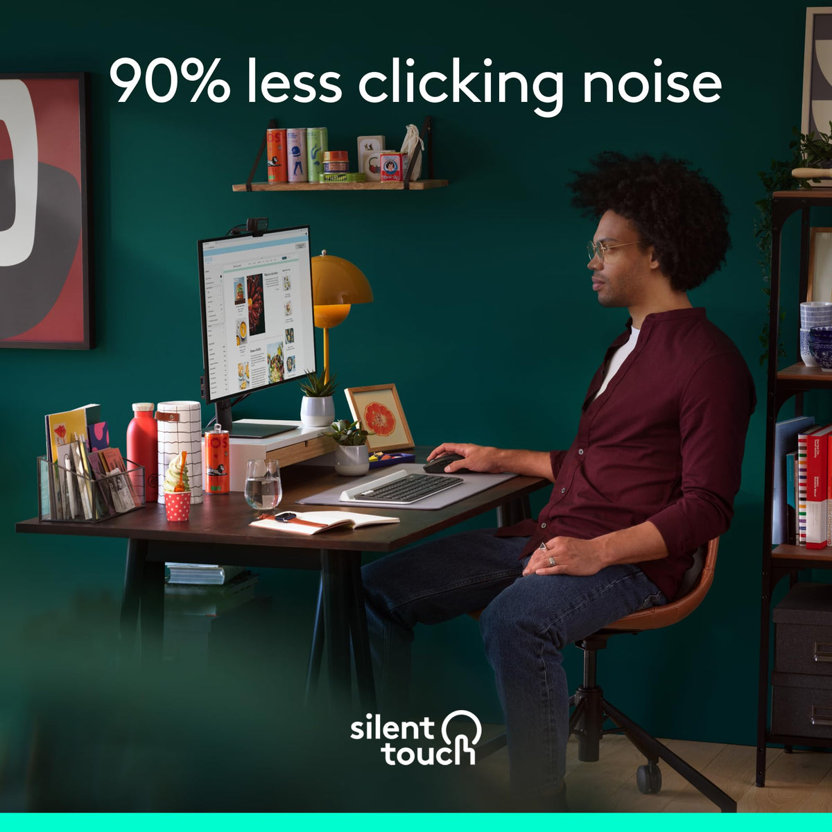 Logitech Signature M650 L Full Size Wireless Mouse - For Large Sized Hands