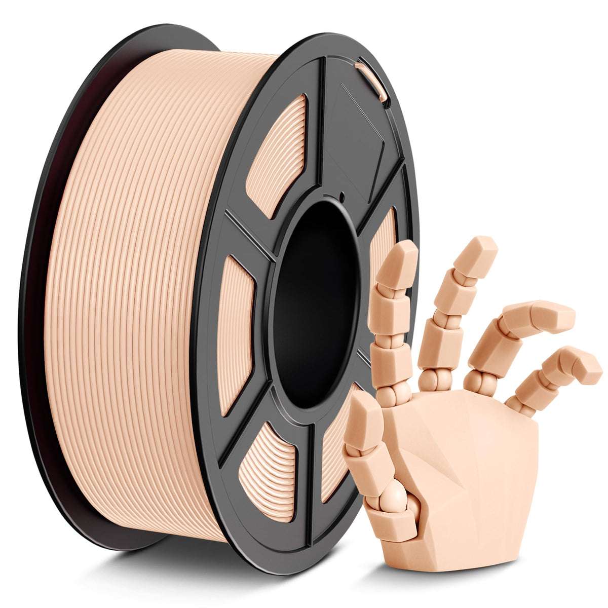 TECBEARS PETG Filament 1.75mm Black 1KG, High Strength & Toughness