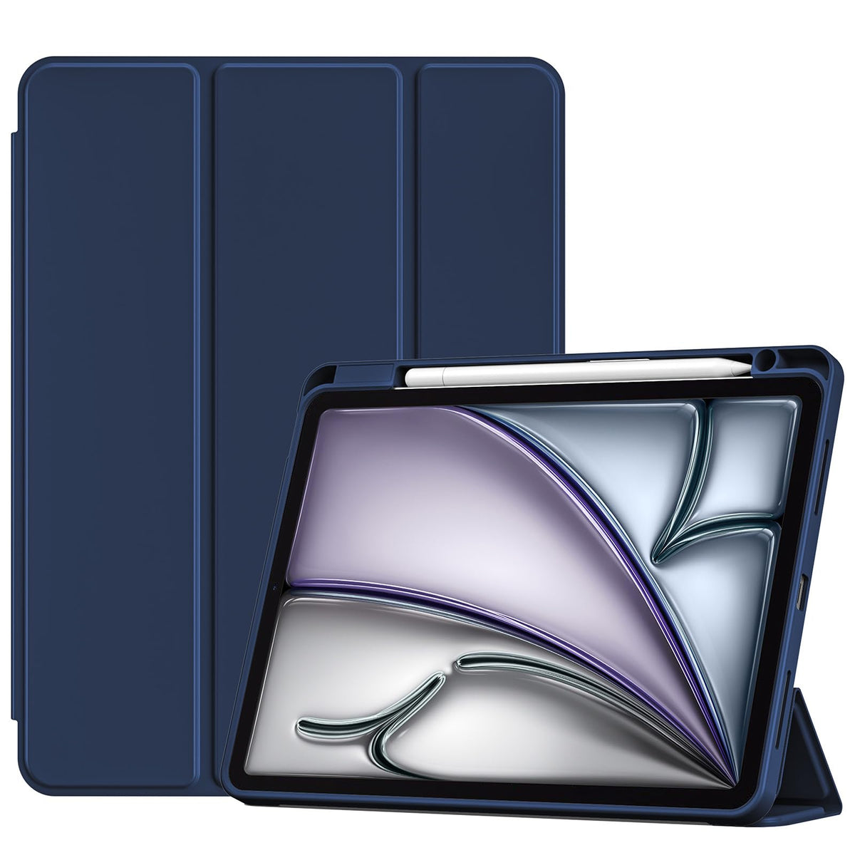ProCase for iPad Air 11-inch Case M4/M3/M2, Air 5th/4th Gen 10.9,Navy