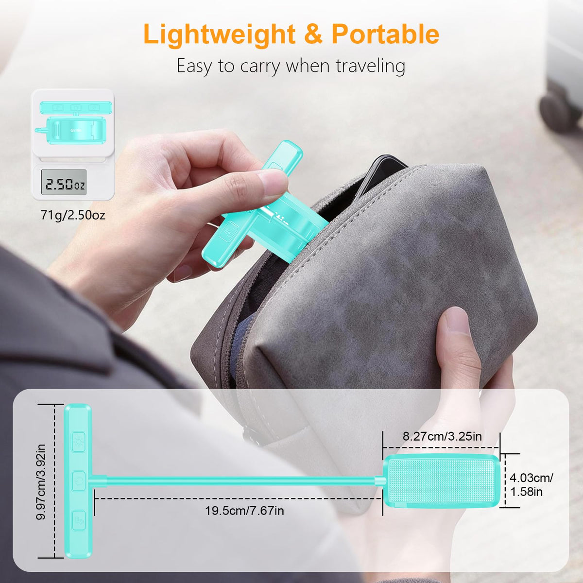 Gritin 19 LED Rechargeable Book Light for Reading in Bed - Memory Function