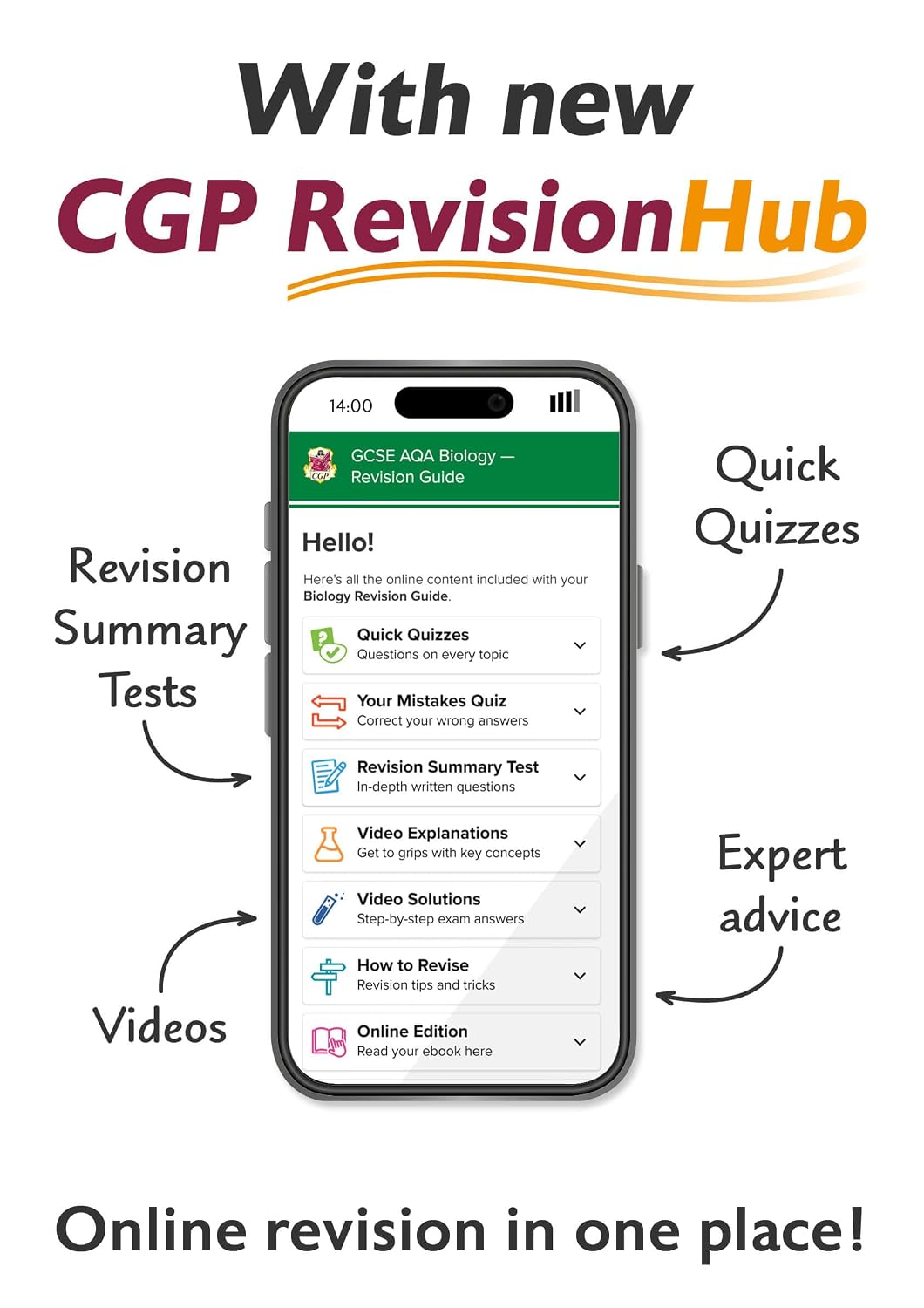 GCSE Biology AQA Higher Revision Guide with CGP RevisionHub (CGP AQA GCSE Biology)