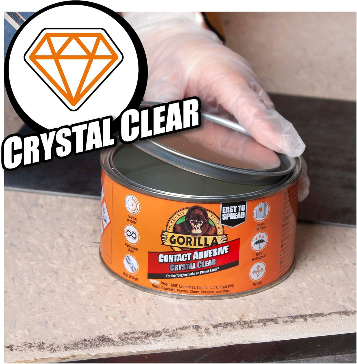 Gorilla Contact Adhesive Clear 75g