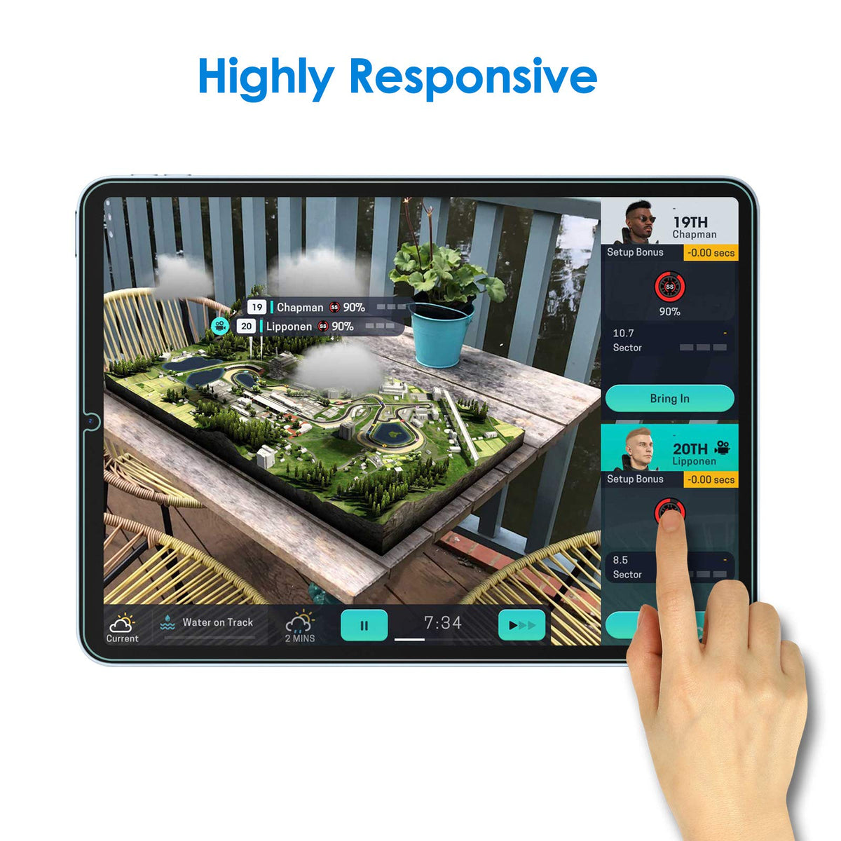 JETech Screen Protector for iPad (A16) 11th/10th Gen, 2-Pack
