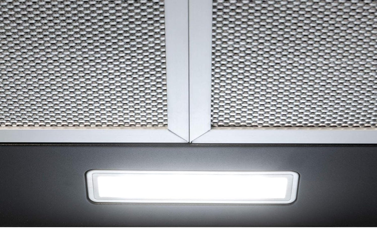 SIA 60cm Chimney Cooker Hood Kitchen Extractor Fan, Black, CHL60BL
