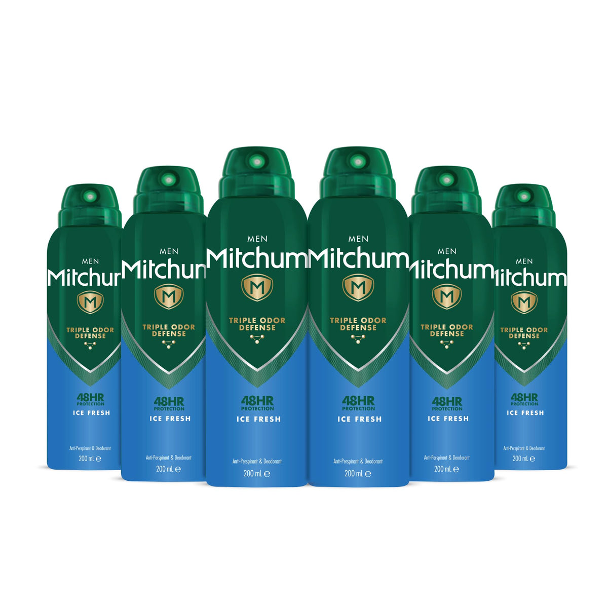 Mitchum Men Triple Odor Defense 48h Protection Deodorant Spray, 200ml
