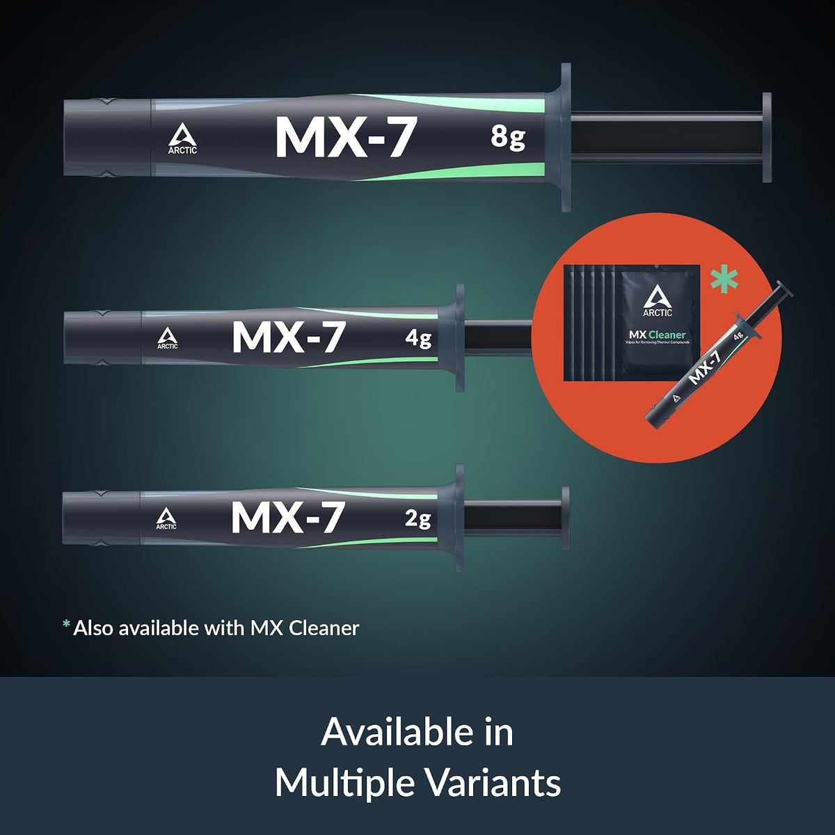 ARCTIC MX-7 (4 g, incl. MX-Cleaner) - Ultimate Performance Thermal Paste