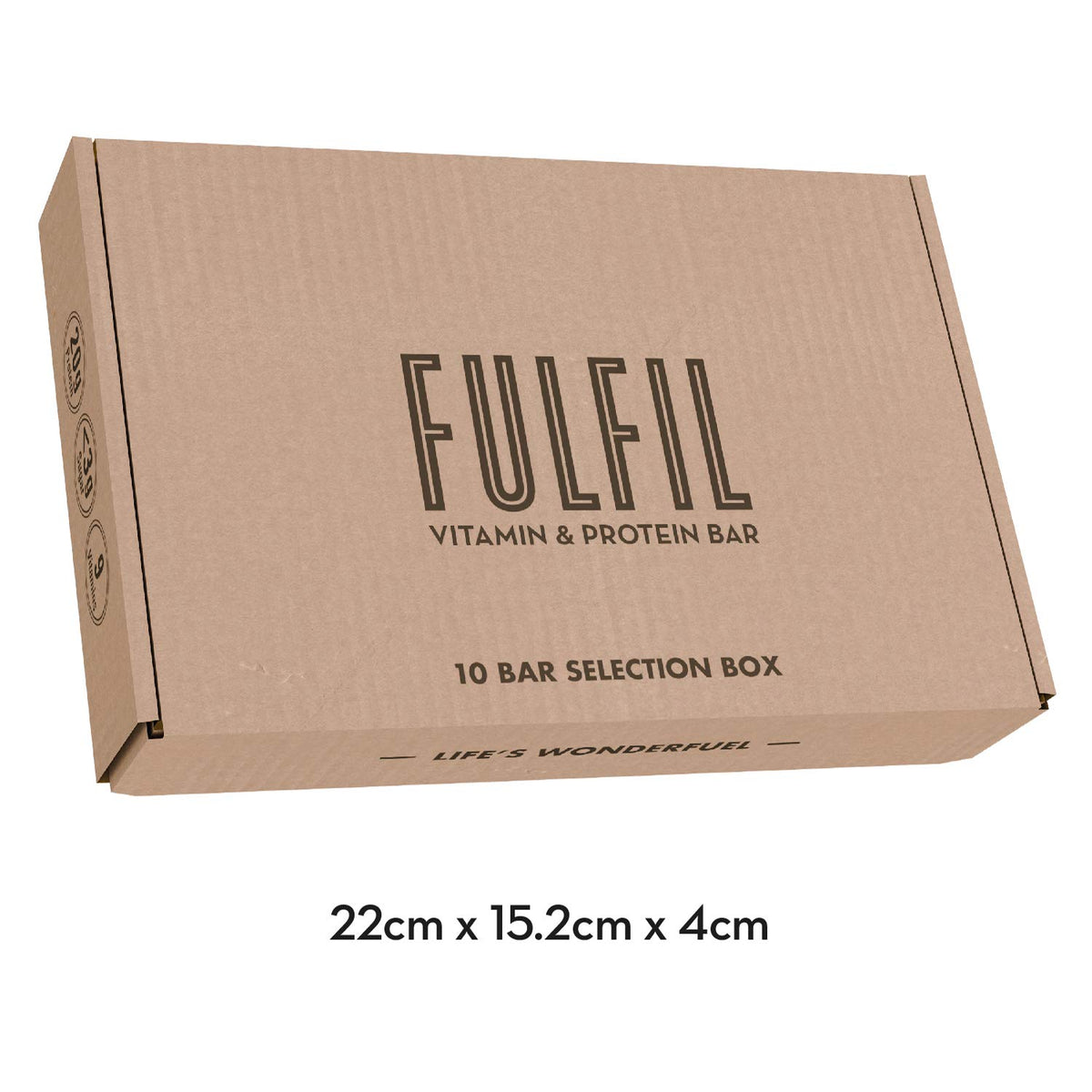 FULFIL Vitamin and Protein Bars, Chocolate Salted Caramel Flavour, 15 x 55g