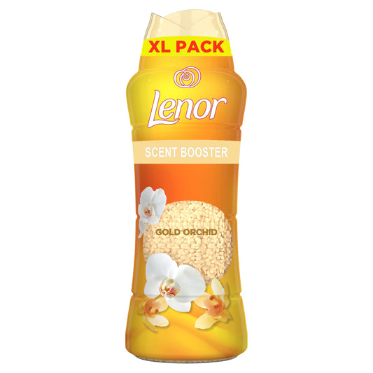 Lenor Laundry Perfume Scent Booster 495g, Gold Orchid, Non-Stop Freshness Up to 12 Weeks in Storage, Granules