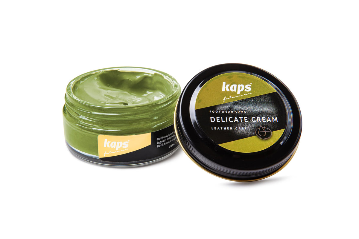 Leather Shoe Cream Polish & Conditioner, Kaps 50ml