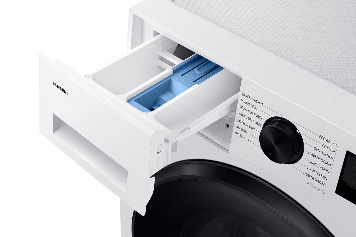 Samsung Series 7 Washer Dryer, AI Energy Wi-Fi enabled, 11/6kg 1400rpm, Black, WD11DB7B85GBU1
