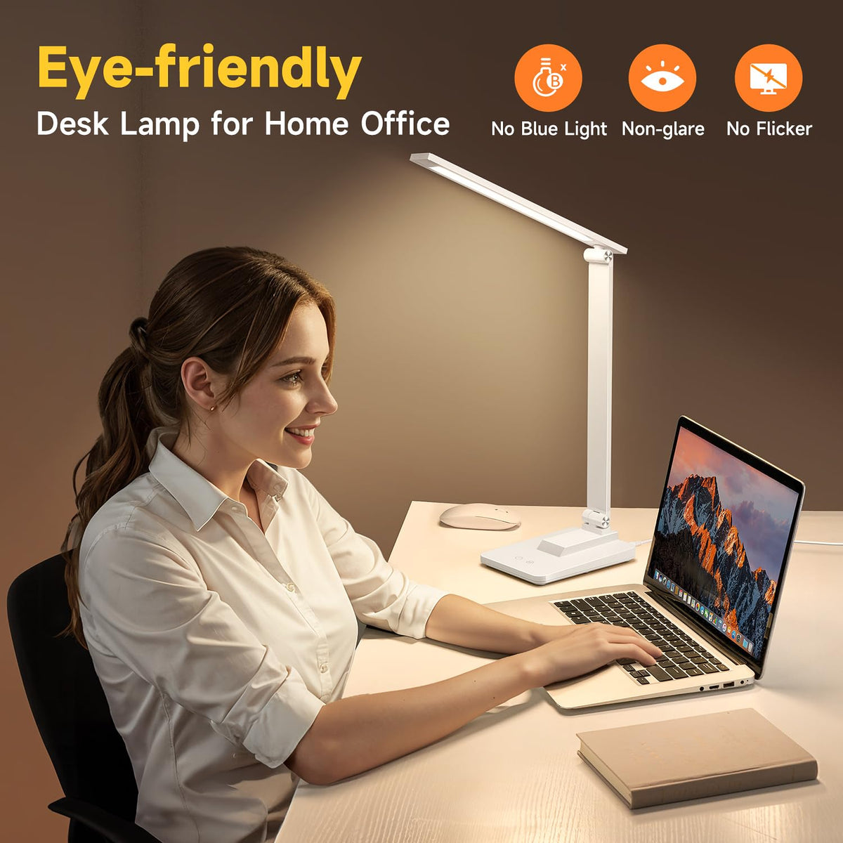 One Fire Rechargeable lamp, Portable Light, Reading Light,Long Battery Life