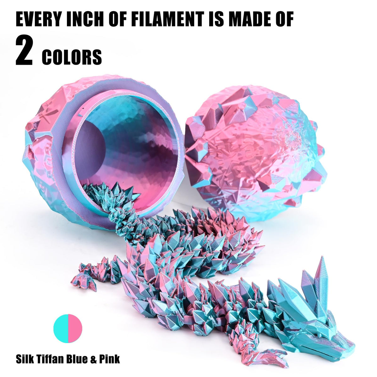 Silk Tri Colour PLA Filament 1.75mm 1kg, Multicolor 3D Printer Filament, Filament 3D Printing Materials for Most FDM 3D Printer, Silk PLA Red Yellow Blue, Rainbow PLA Filament 1.75mm ± 0.02