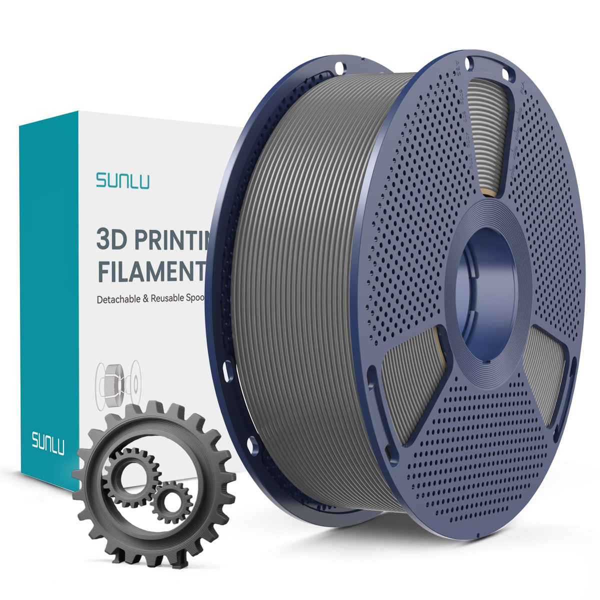 SUNLU Premium PLA+ Filament 1.75mm, Enhanced Durability and High Strength