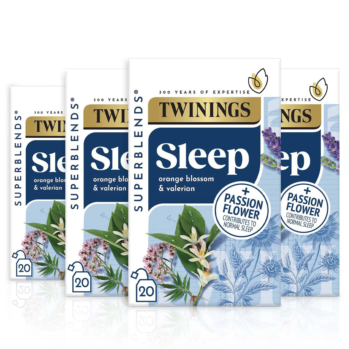 Twinings Superblends Wind Down Tea Collection Pack, 20 Tea Bags
