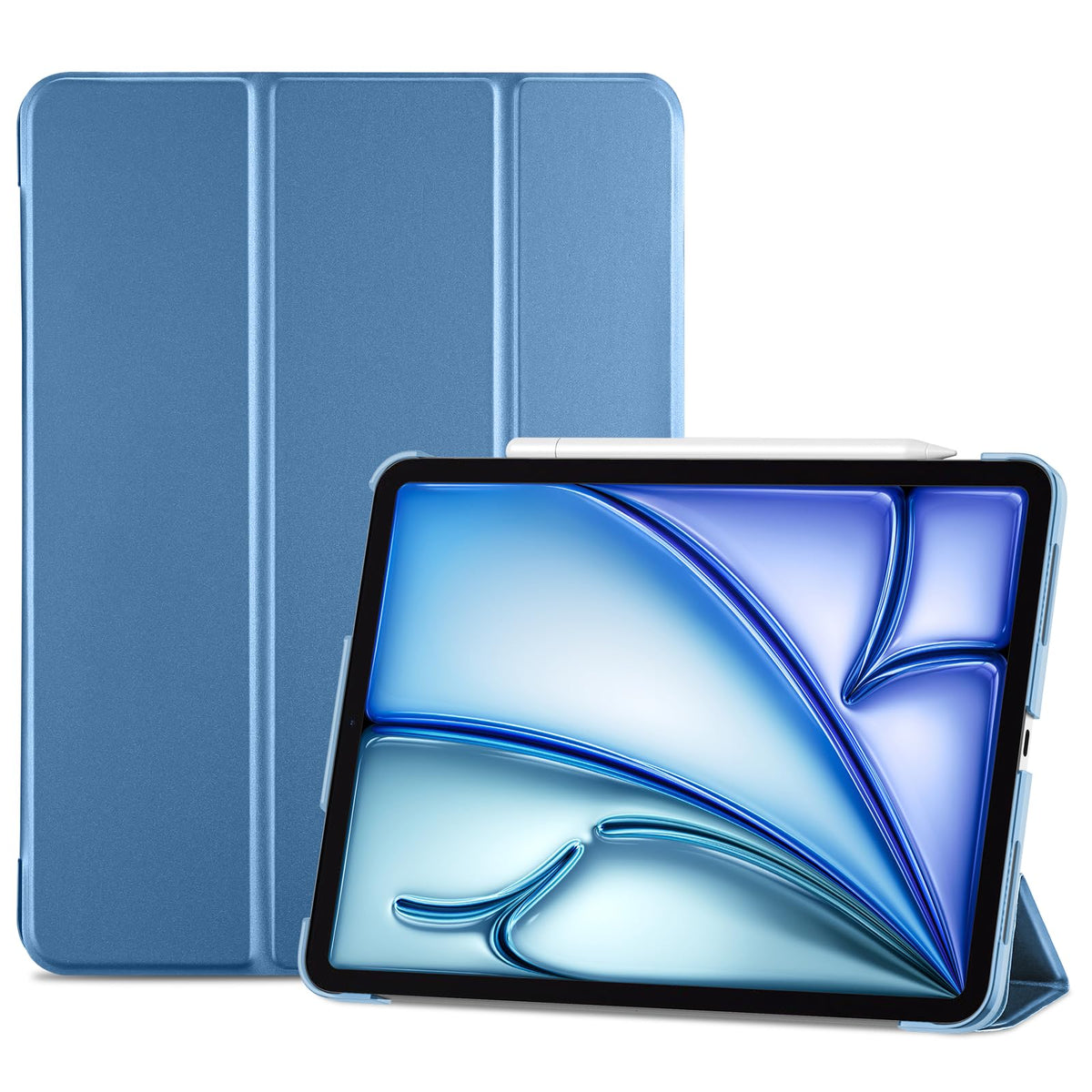 ProCase for iPad Air 11-inch Case M4/M3/M2, Air 5th/4th Gen 10.9,Navy