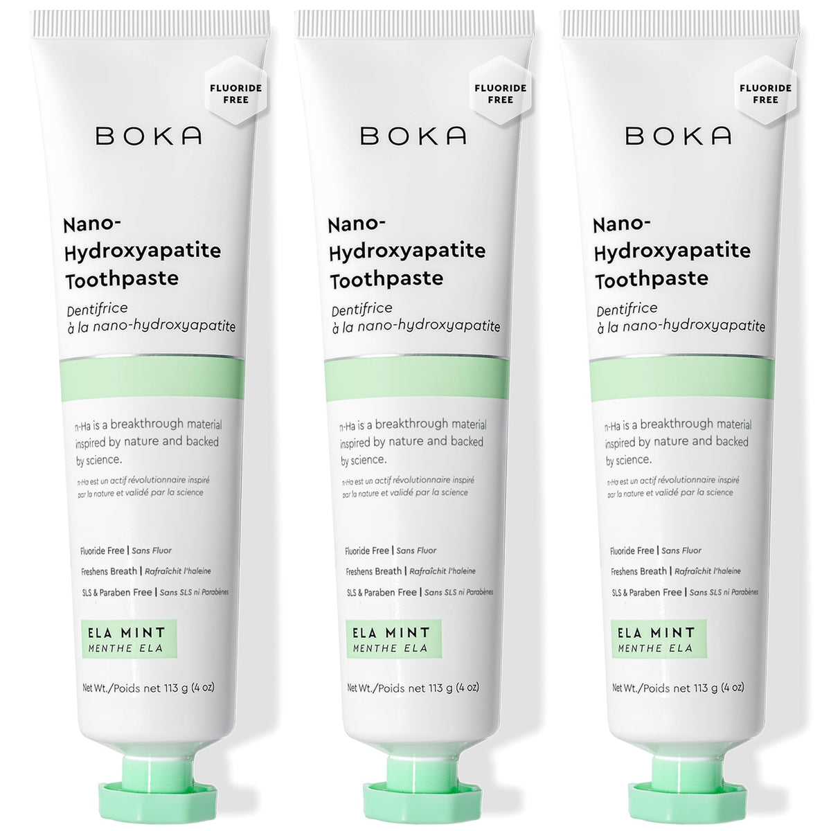Boka Toothpaste - Fluoride Free Toothpaste, Nano Hydroxyapatite Toothpaste