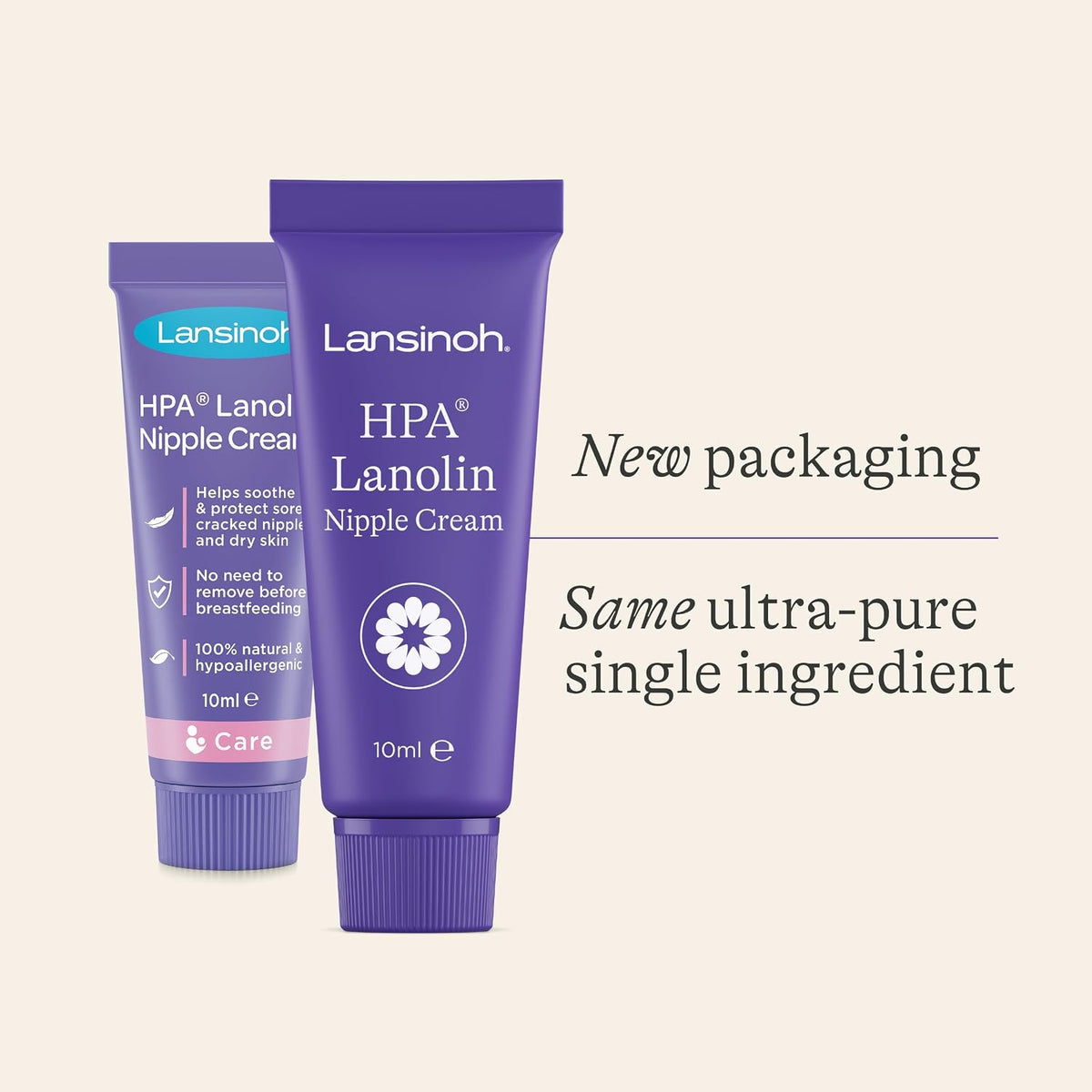 Lansinoh HPA Lanolin Nipple Cream - 10ml - 100% Natural Hypoallergenic