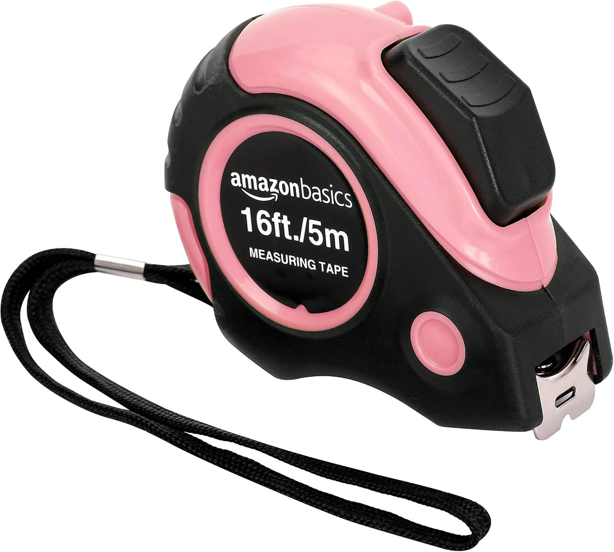 Amazon Basics Tape Measure - 4.8 m, Pink