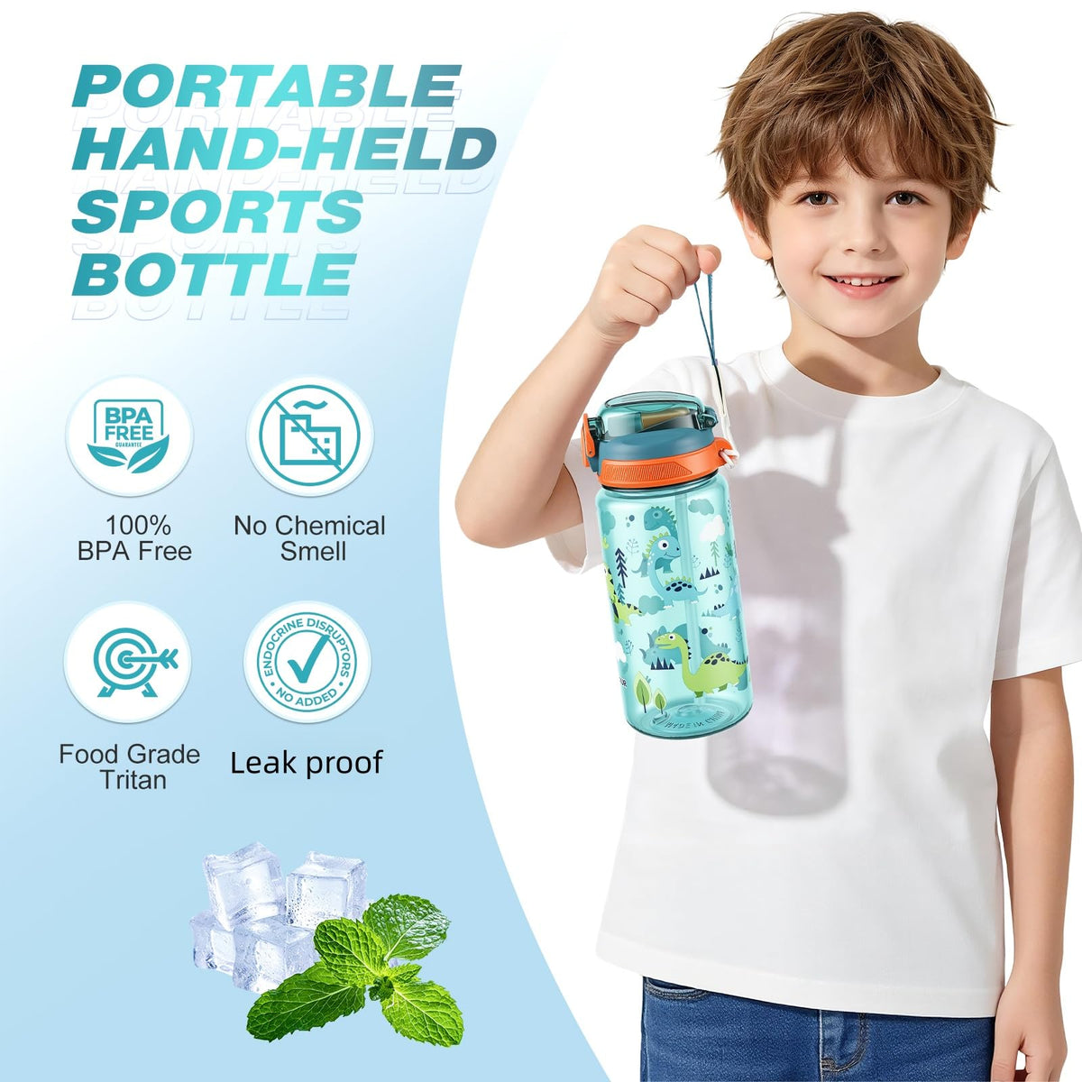 SEASEVEN Flat Water Bottle 750ML for Gym,School Office(Flat Pink)