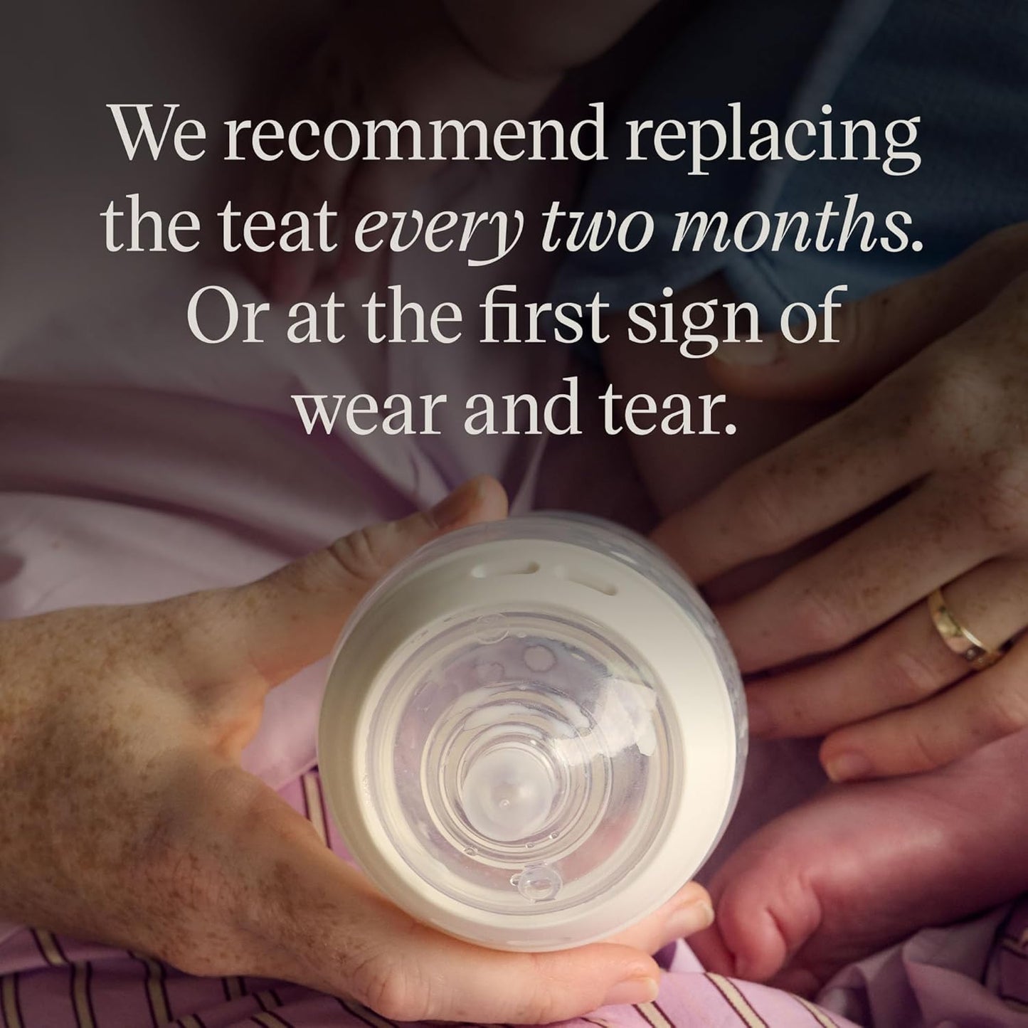 Tommee Tippee Natural Start Baby Bottle Teats, Fast Flow for 6m+, Pack of 2 Breast-Like Teats for a Natural Latch, with Anti-Colic Valve and BPA Free Soft Silicone