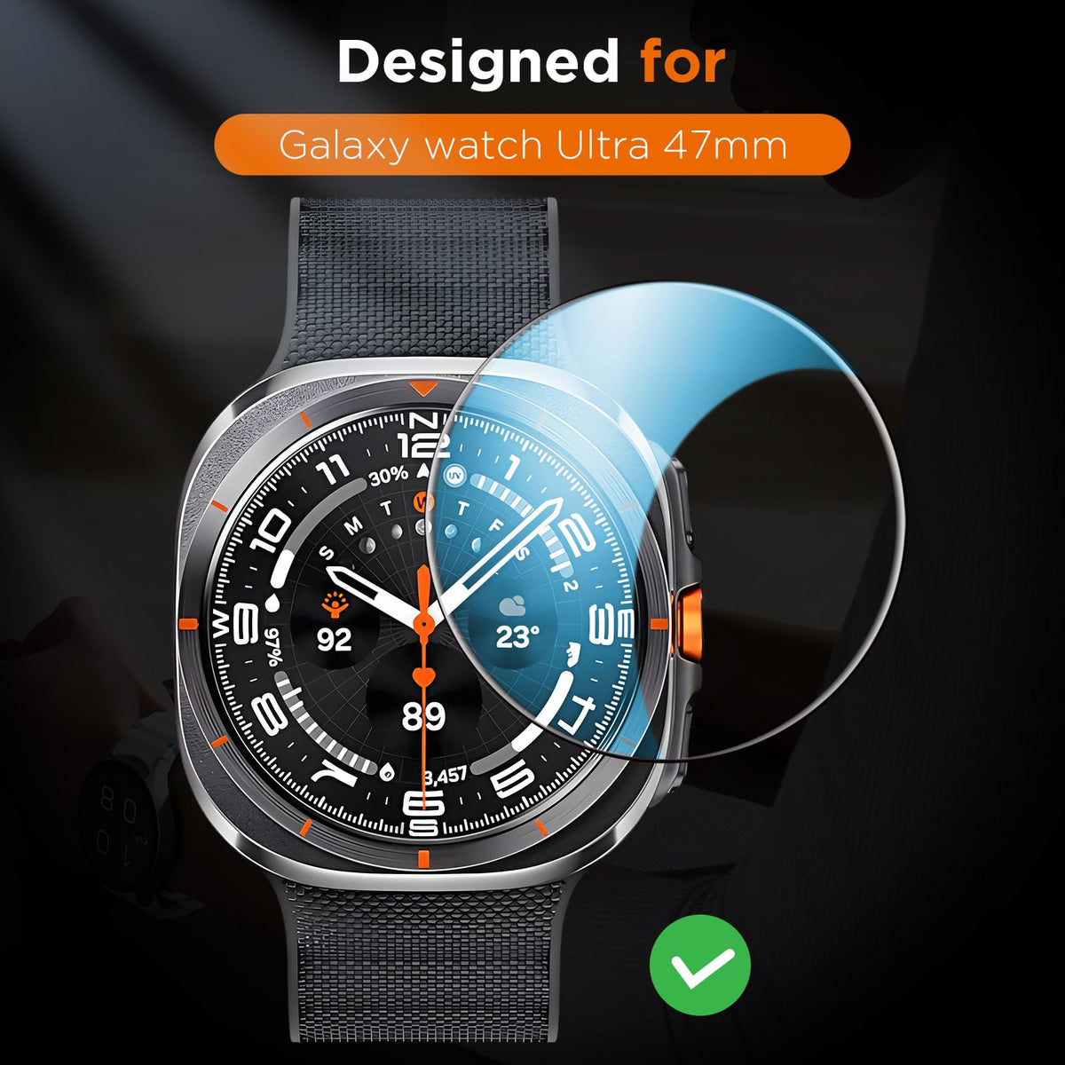 LK 6 Pack for Apple Watch Series 12/11/10 42mm Screen Protector