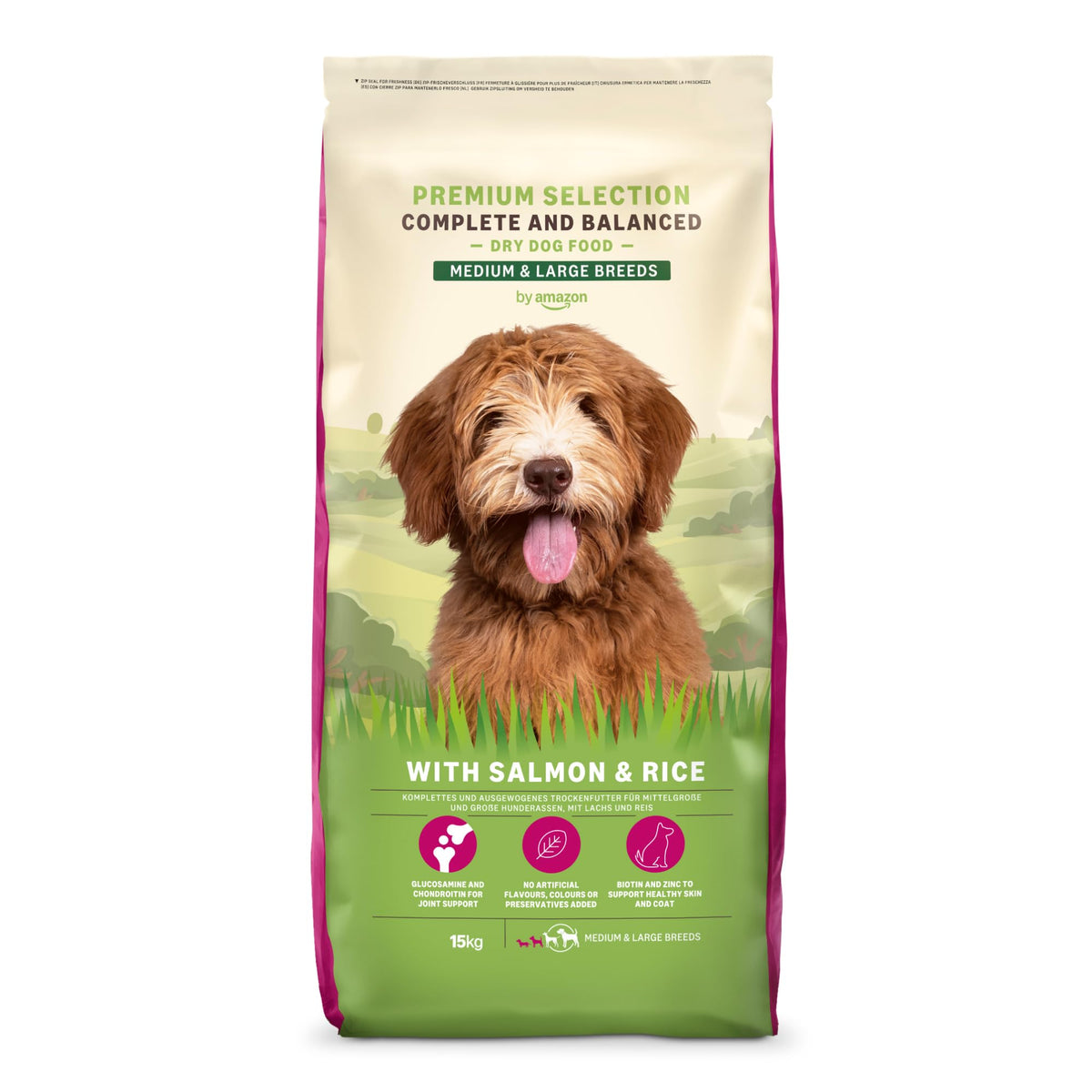 by Amazon Complete Dry Dog Food Rich in Chicken & Rice 3kg