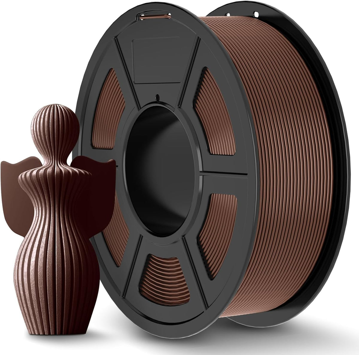 JAYO PLA+ 3D Printing Filament 1.75 mm, 1.1KG (2.4lbs) Spool Black