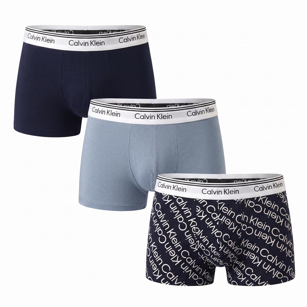 Calvin Klein Men’s 3 Pack Low Rise Trunks Underwear