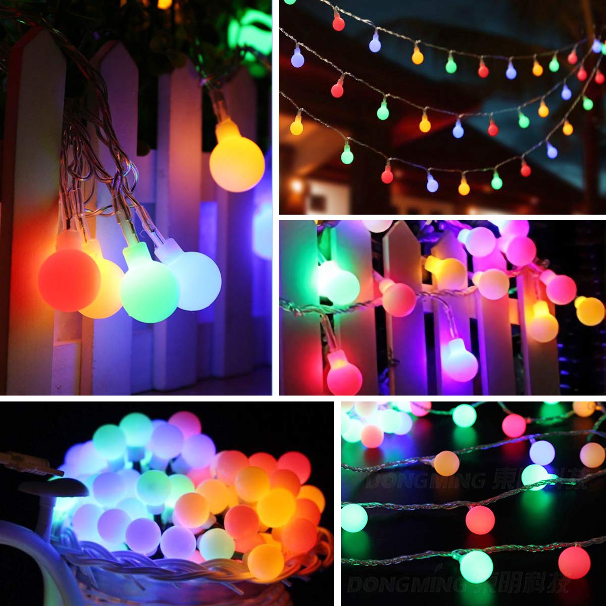 Fulighture Fairy Lights Battery Operated: 5m 16ft 40LED Snowflake