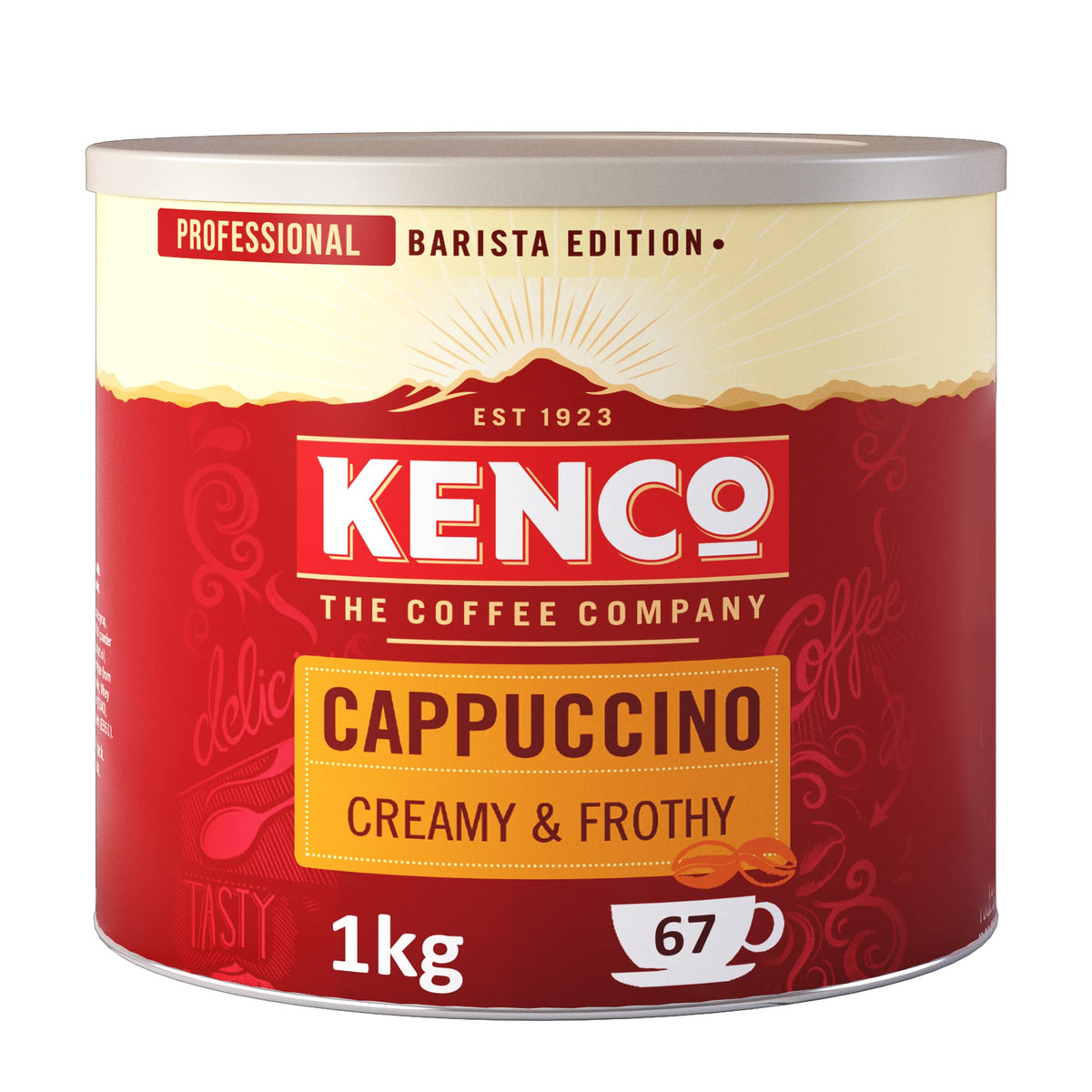 Kenco Iced Hot Salted Caramel Latte Sachets x8 (Pack of 5, Total 40 Sachets)