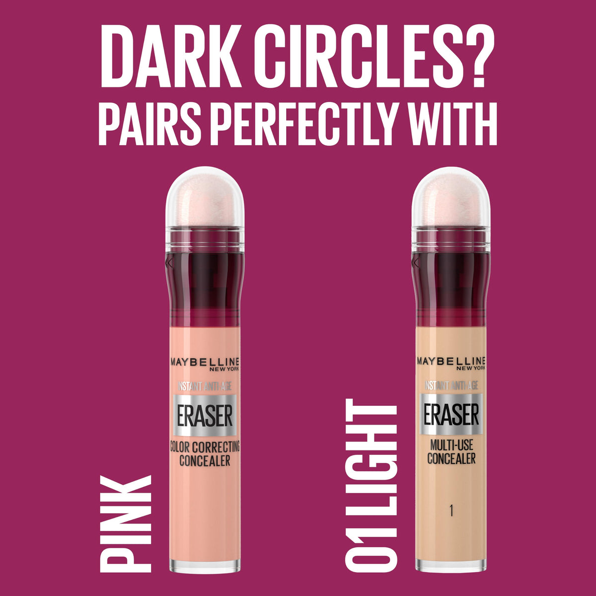 Maybelline Instant Anti Age Eraser Eye Concealer, Dark Circles and Blemish Concealer, Ultra Blendable Formula, 149 Deep Bronze