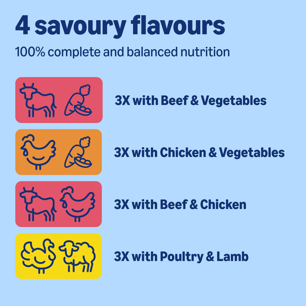 by Amazon Complete Wet Food for Adult Dogs, Meat Selection in Gravy, 4.8 kg (48 pouches of 100g)
