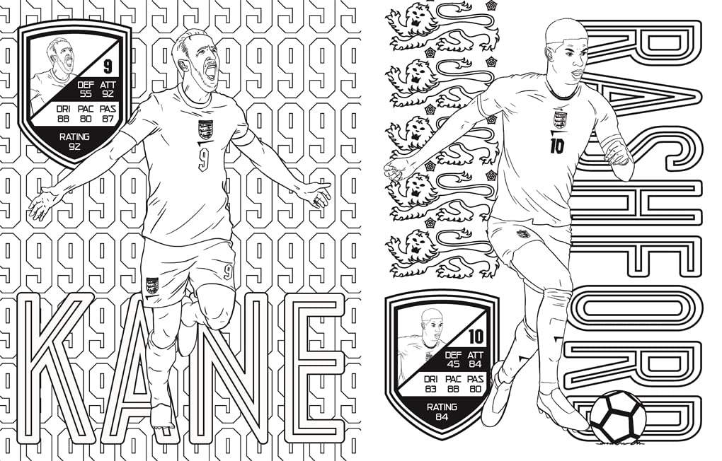 Ultimate Football Heroes Colouring Book: the perfect gift for fans of the beautiful game!