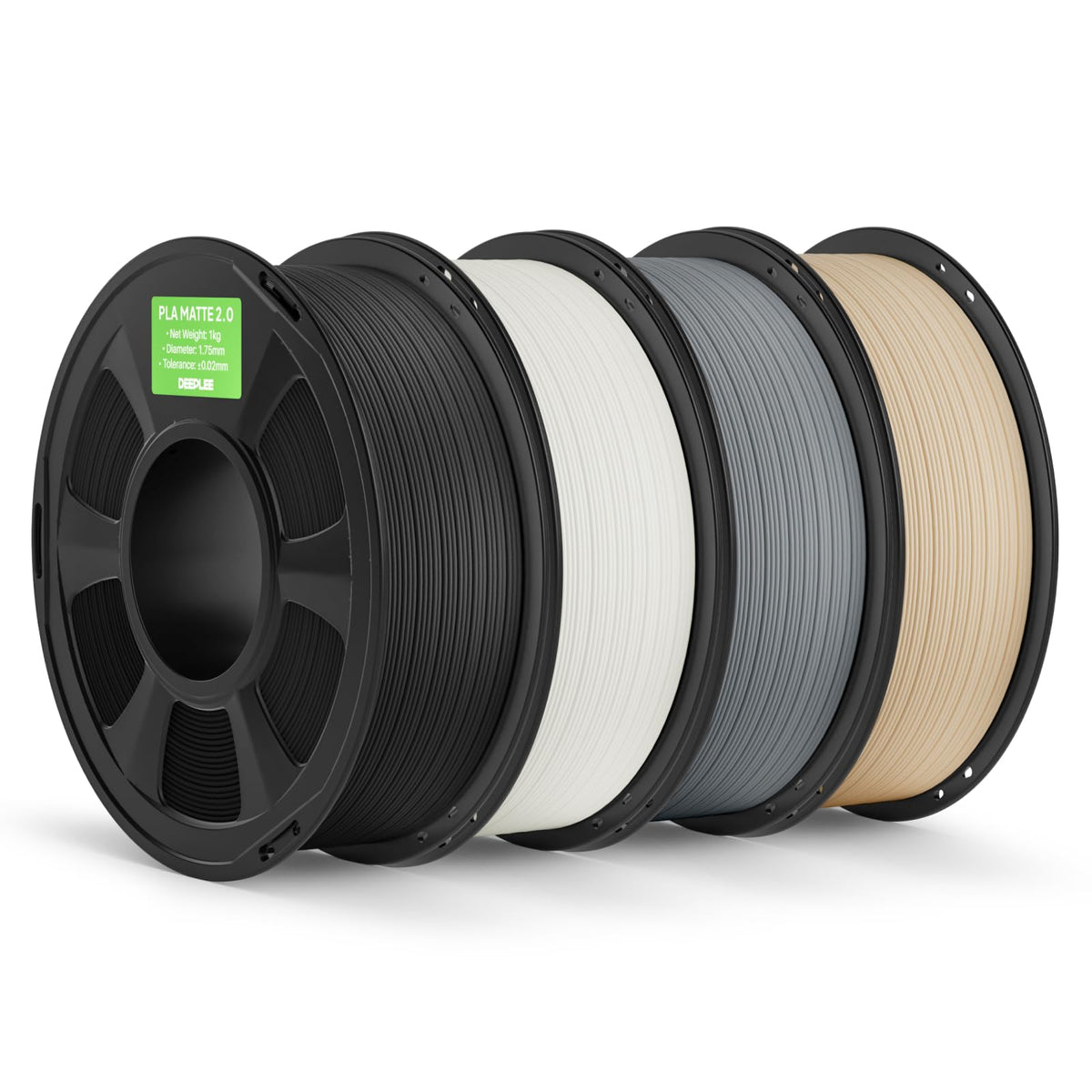 DEEPLEE PLA Filament, Matte 2.0 3D Printer Filaments 1.75mm Beige 1KG