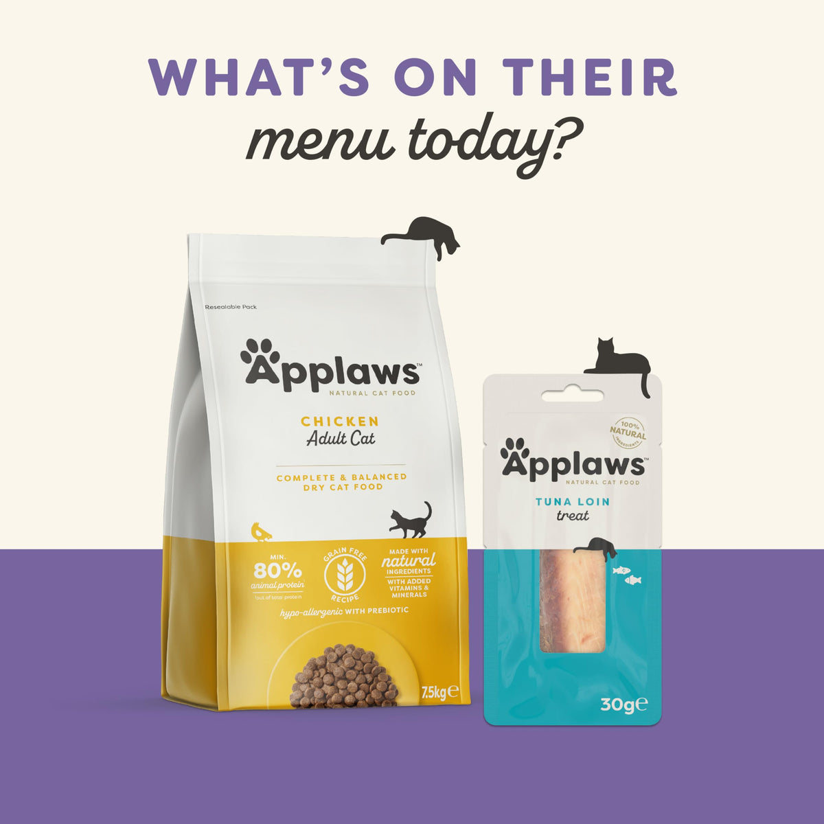 Applaws 100% Natural Wet Cat Food, Pouch Multipack Fish Selection in Broth, 70 g (24 x 70g) Pouches