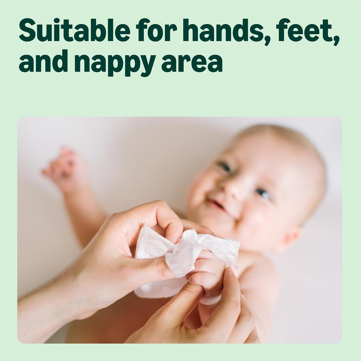 by Amazon Fresh Baby Wipes, 360 Wipes, 6 Pack of 60, Wipes Without Plastic
