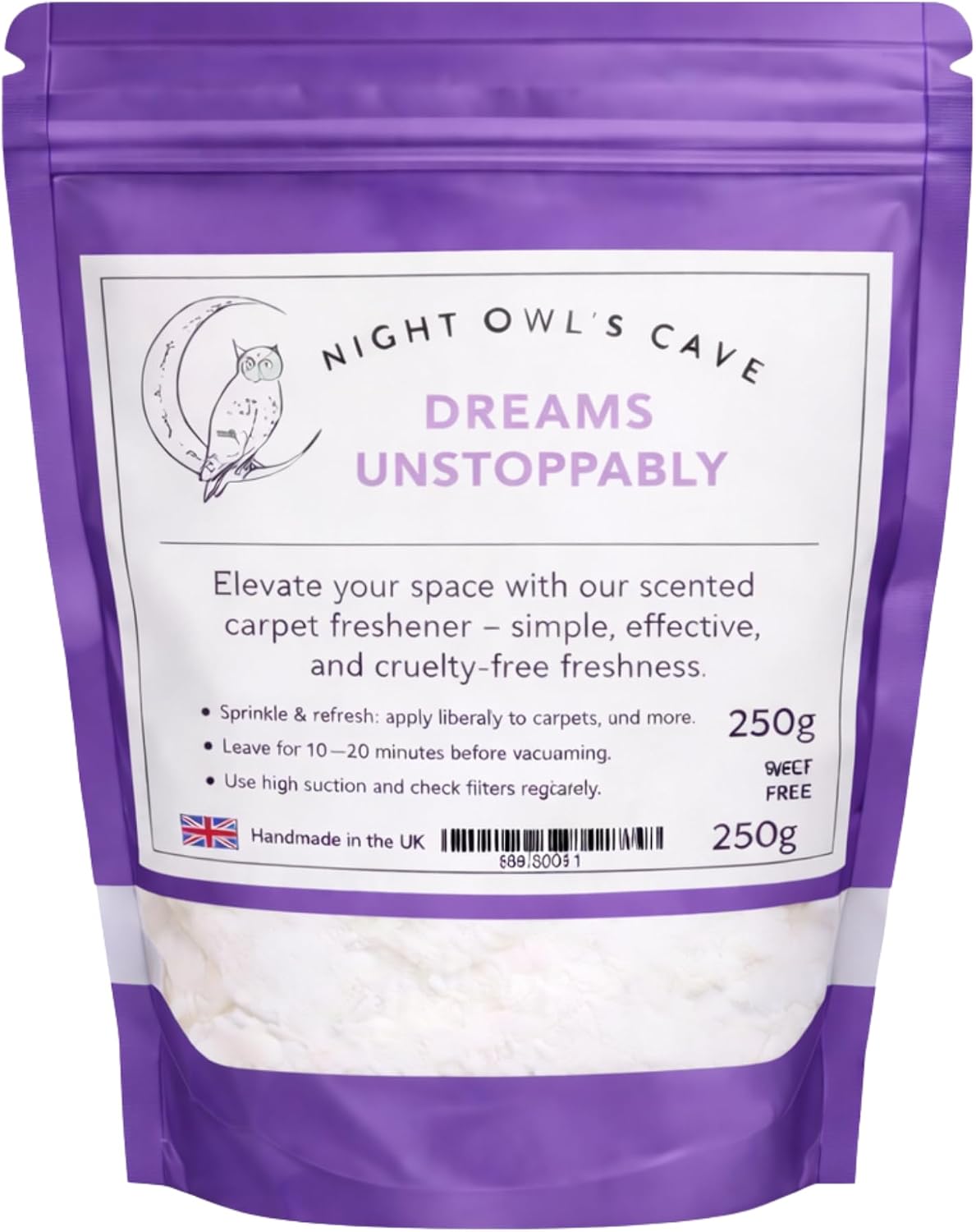 Handmade Highly Scented Carpet Freshener - 250g | Choose from Nine Irresistible Scents! | Vegan & Cruelty-Free | Expertly Crafted in the UK Long-Lasting Handmade (Alien)