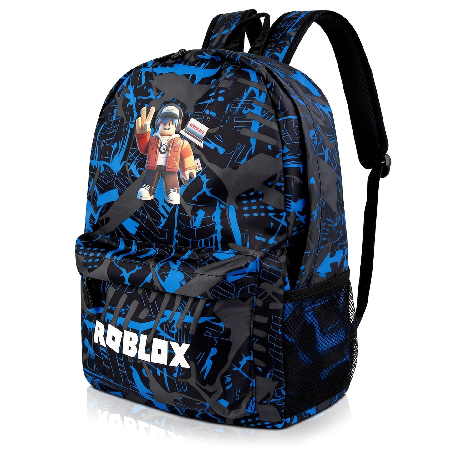 yumcute De-mn Backpack Kids, Teen Game School Bags, Children Primary Schoolbag, Children's School Backpack, 17 Inch Large Capacity Travel Rucksack Waterproof Boys Girls Book Bags for Aged 3-12 Years