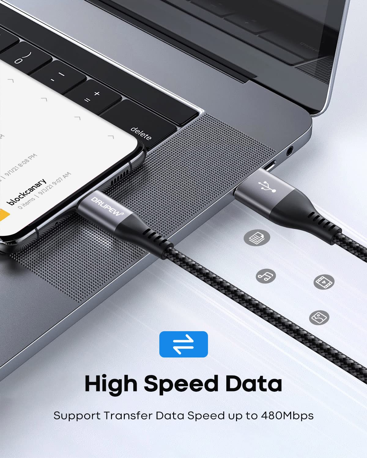 USB C Charger Cable 3Pack 3M/10FT,USB Type C Fast Charging Cable Braided