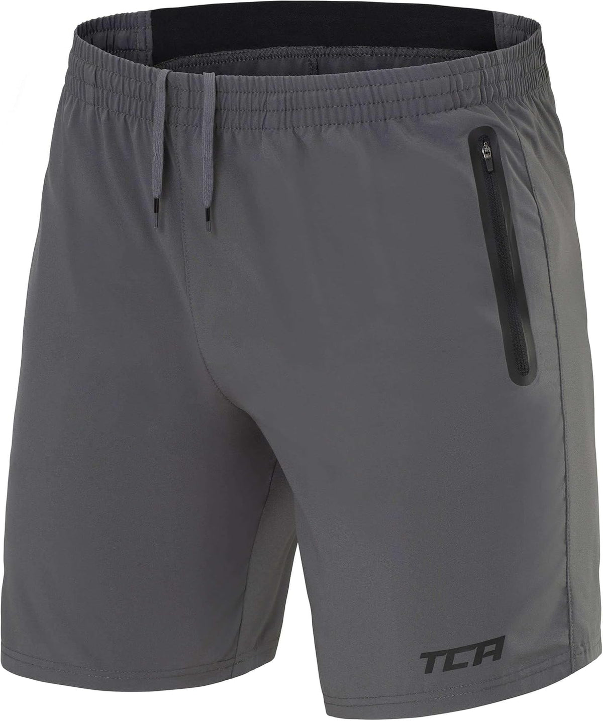 TCA Elite Tech Mens Running Shorts with Zip Pockets, Gym Shorts Men Training Sports Short with Phone Pocket