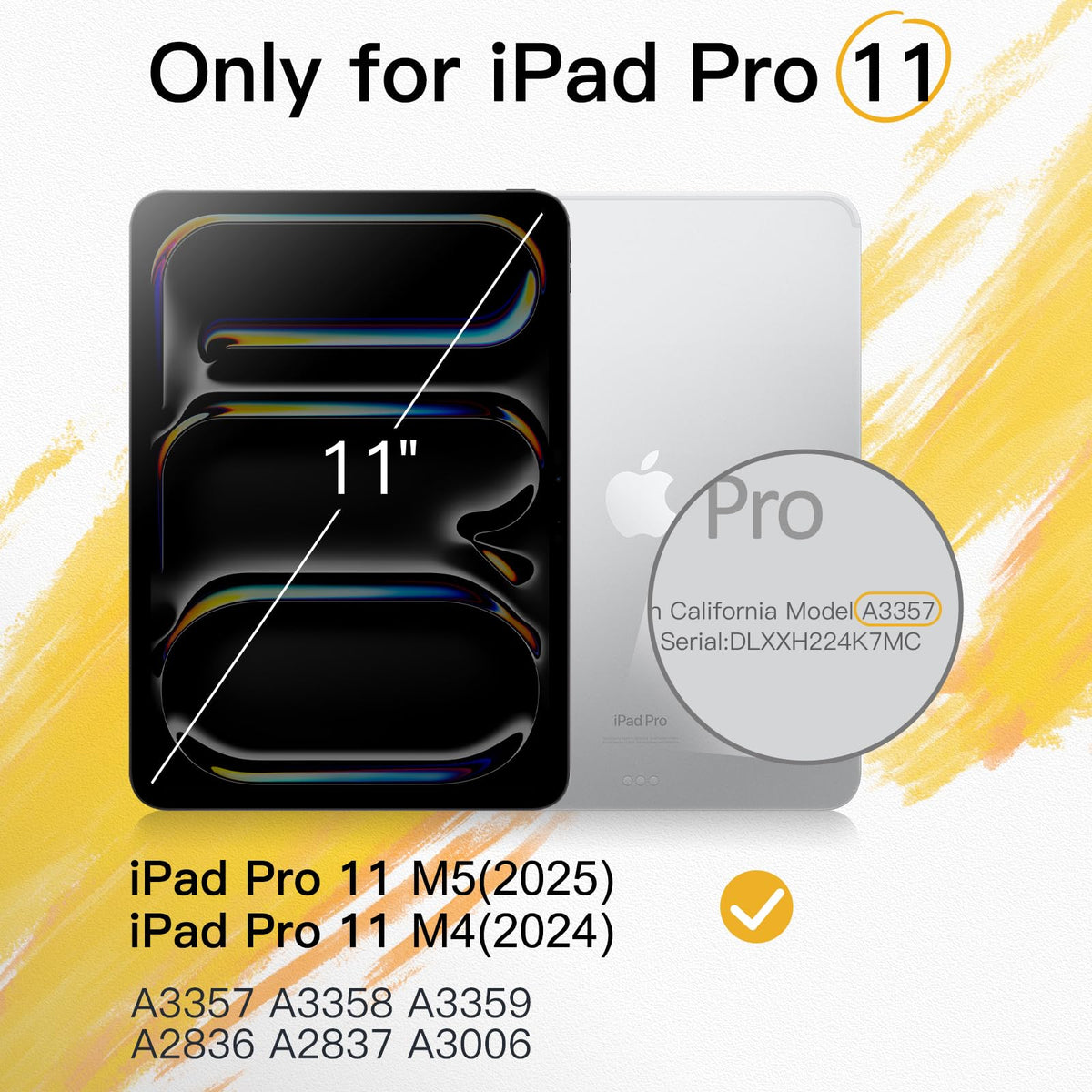 JETech Paper Matte Screen Protector for iPad (A16) 11th/10th Gen, 1-Pack