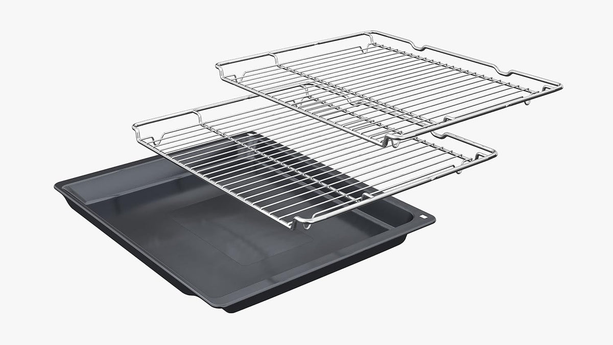 Bosch Series 4 HQA534BS3B Built-in Single Oven, A+ Rated, Brushed Steel