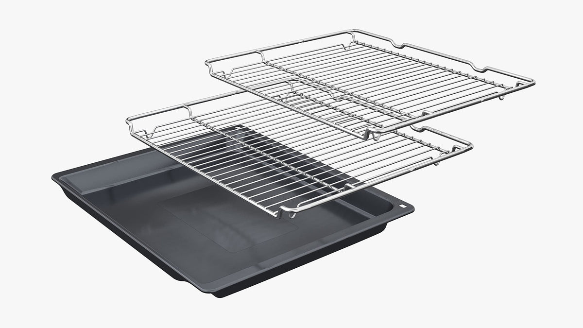 Bosch Series 4 HQA534BS3B Built-in Single Oven, A+ Rated, Brushed Steel