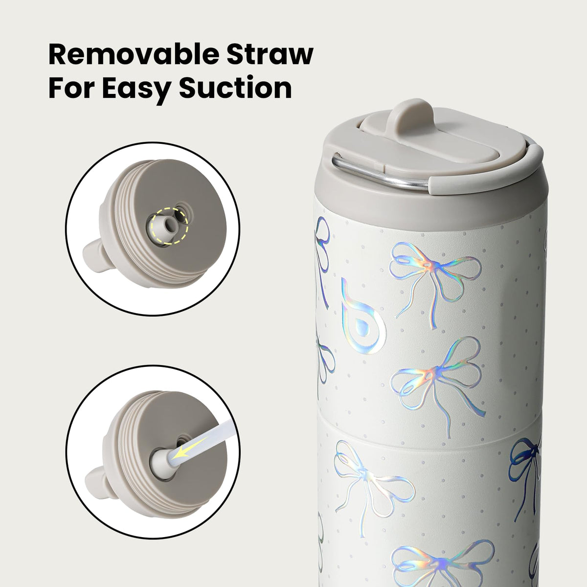 Bottle Bottle Stainless Steel Water Bottle 700ml with Straw and Lid Sports Insulated Metal Water Bottles with Handle(Black)