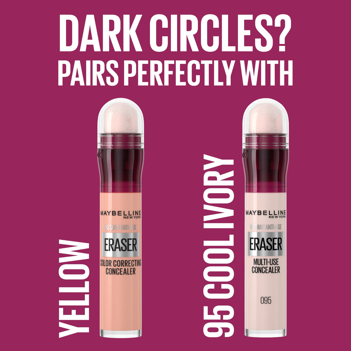 Maybelline Instant Anti Age Eraser Eye Concealer, Dark Circles and Blemish Concealer, Ultra Blendable Formula, 149 Deep Bronze