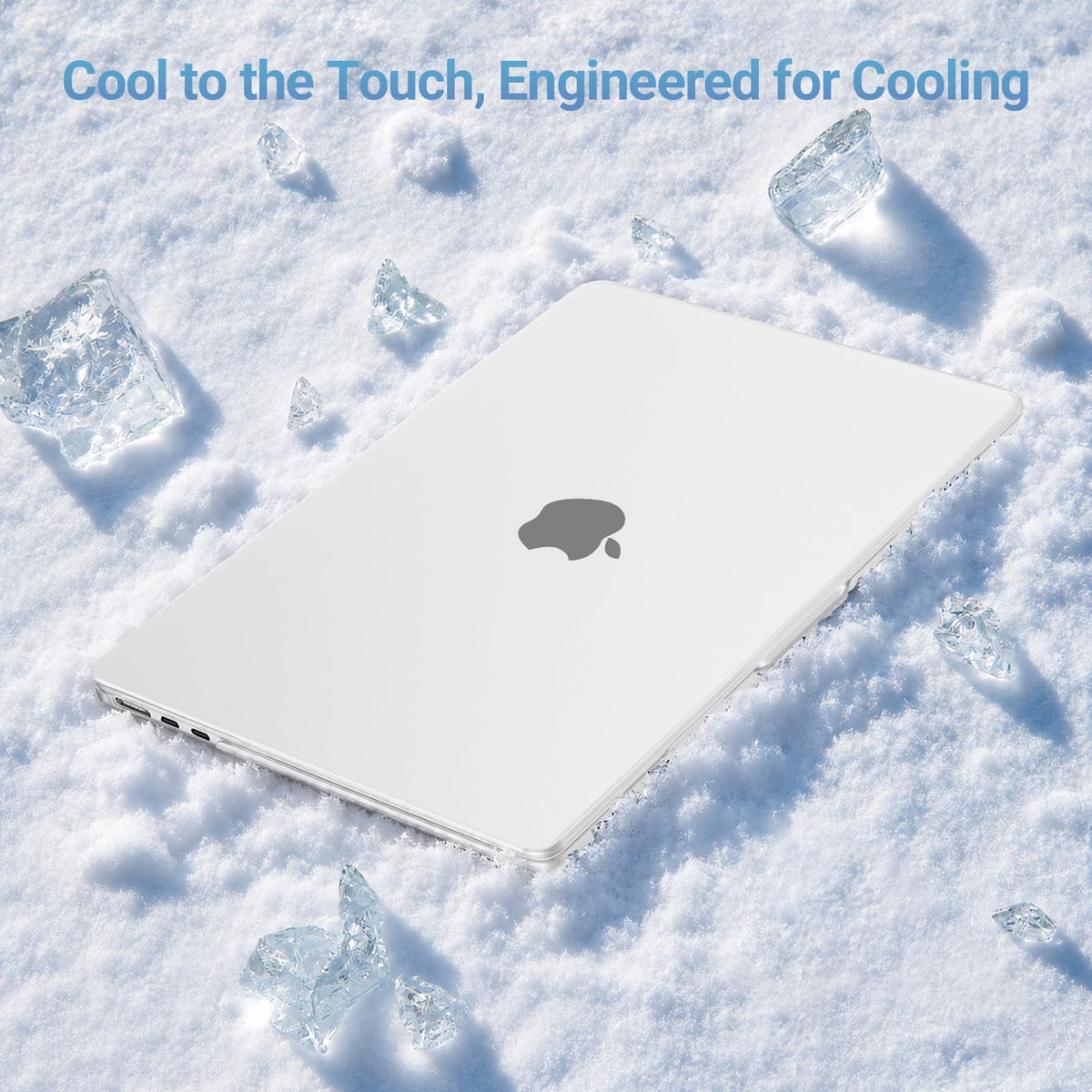 MOSISO Compatible with MacBook Air 13 inch Case M5-M2, Crystal Clear