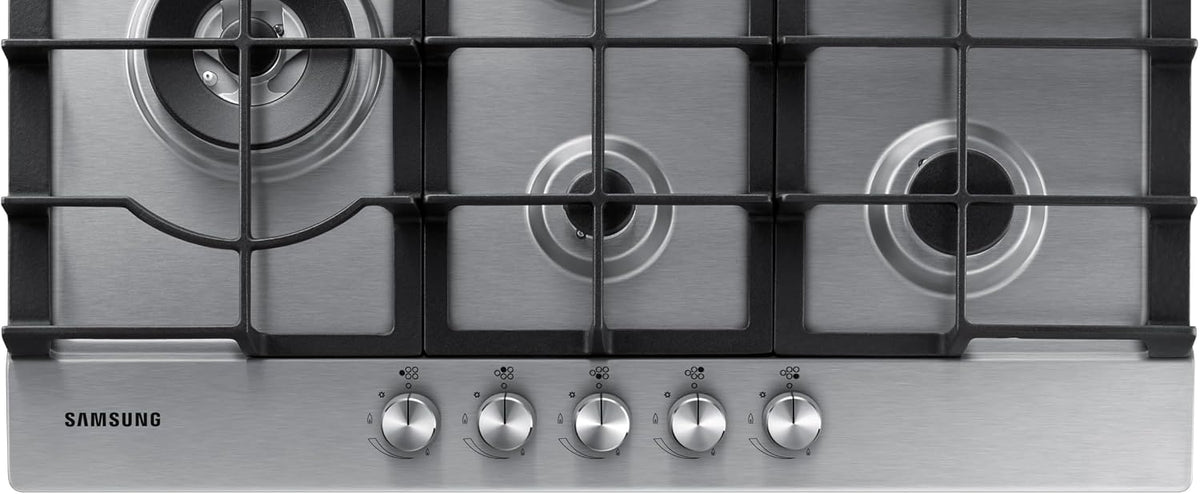 Samsung Ceramic Hob with 4 Cooking Zones, With Touch Control, Colour: Black, Material: Glass, C61R2AEE